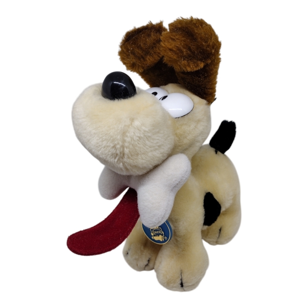 Vintage 1980's‎ Dakin Odie With a Bone Plush
